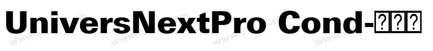 UniversNextPro Cond字体转换